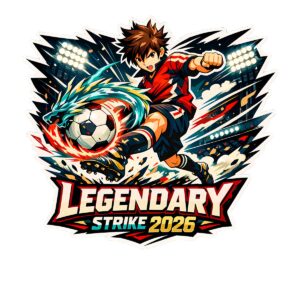 Anime Dragon Soccer T-Shirt | Legendary Strike 2026 Free Kick Tee