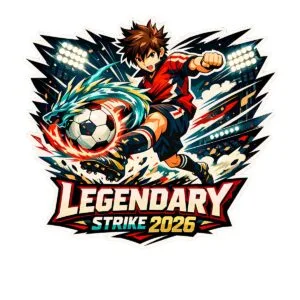Anime Dragon Soccer T-Shirt | Legendary Strike 2026 Free Kick Tee