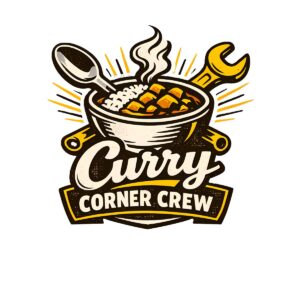 Curry Lover T-Shirt | Corner Crew Retro Racing Foodie Tee
