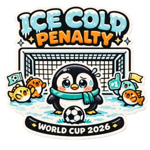 Cute Penguin Soccer T-Shirt | Ice Cold Penalty 2026 Kawaii Tee