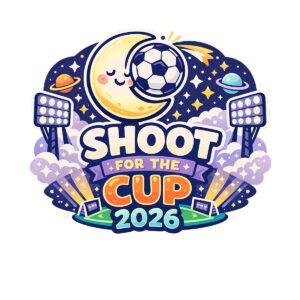 Kawaii Soccer Moon T-Shirt | Shoot for the Cup 2026 Retro Tee