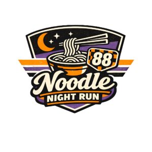 Noodle Lover T-Shirt | Night Run Retro Street Racing Ramen Tee