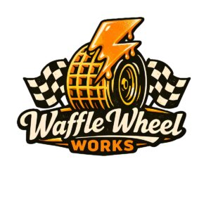 Funny Waffle T-Shirt | Wheel Works Vintage Hot Rod Racing Tee