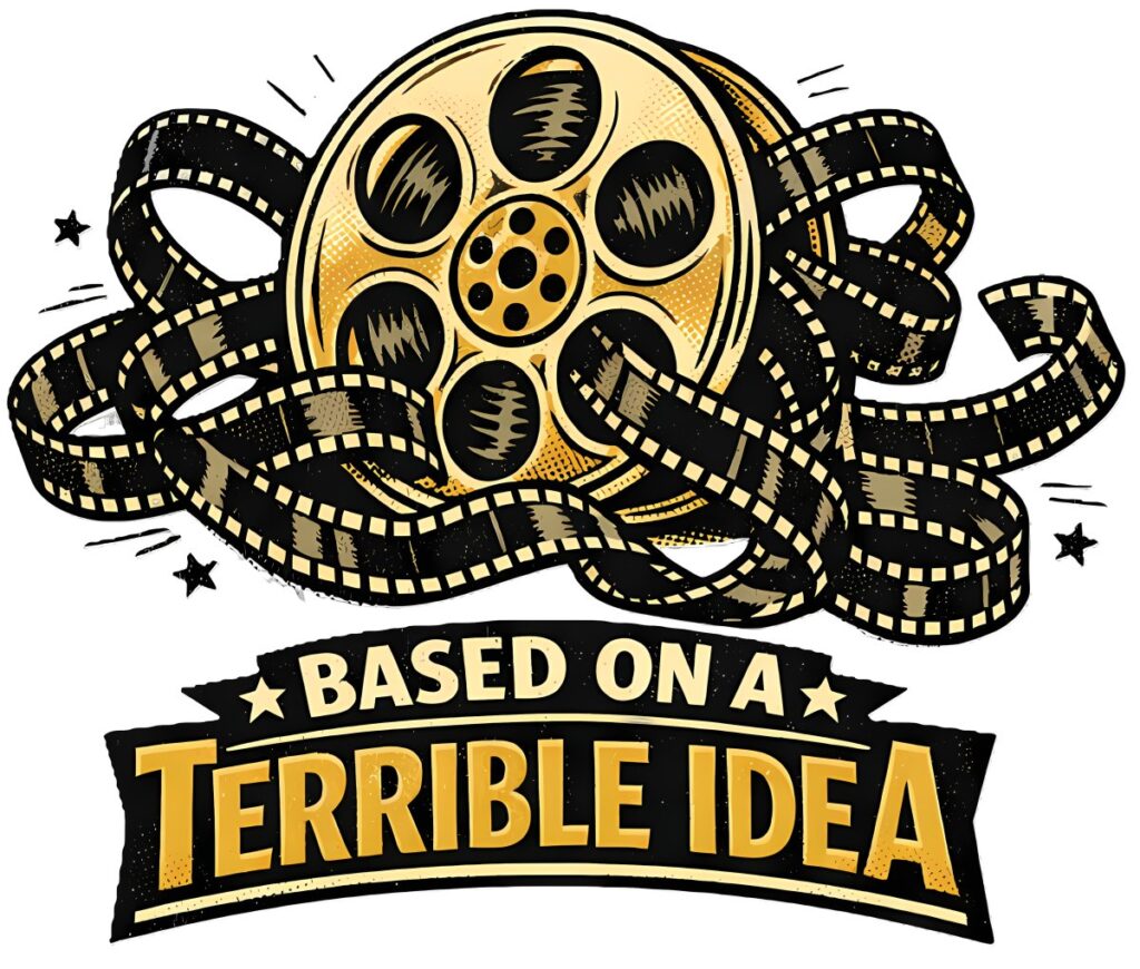 Film Reel T-Shirt | Based on a Terrible Idea Funny Retro Cinema Tee
