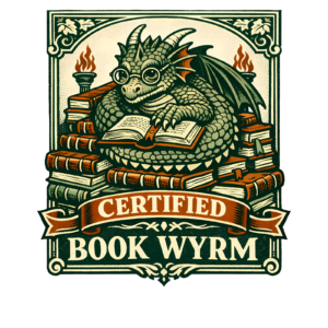Funny Dragon T-Shirt | Certified Book Wyrm Vintage Library Tee