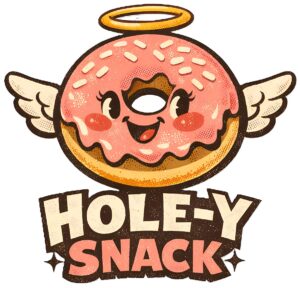 Funny Donut T-Shirt | Hole-y Snack Retro 50s Diner Tee