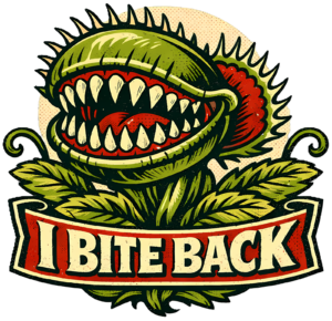 Venus Flytrap T-Shirt | I Bite Back Funny Vintage Botanical Tee