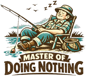 Funny Fishing T-Shirt | Master of Doing Nothing Retro 50s Angler Tee