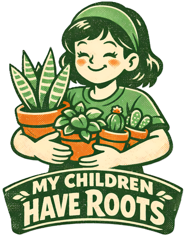 Plant Parent T-Shirt | My Children Have Roots Funny Plant Lover Tee