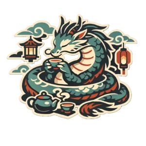 Dragon Tea T-Shirt | Retro Dragon Tea Society Vintage Tee