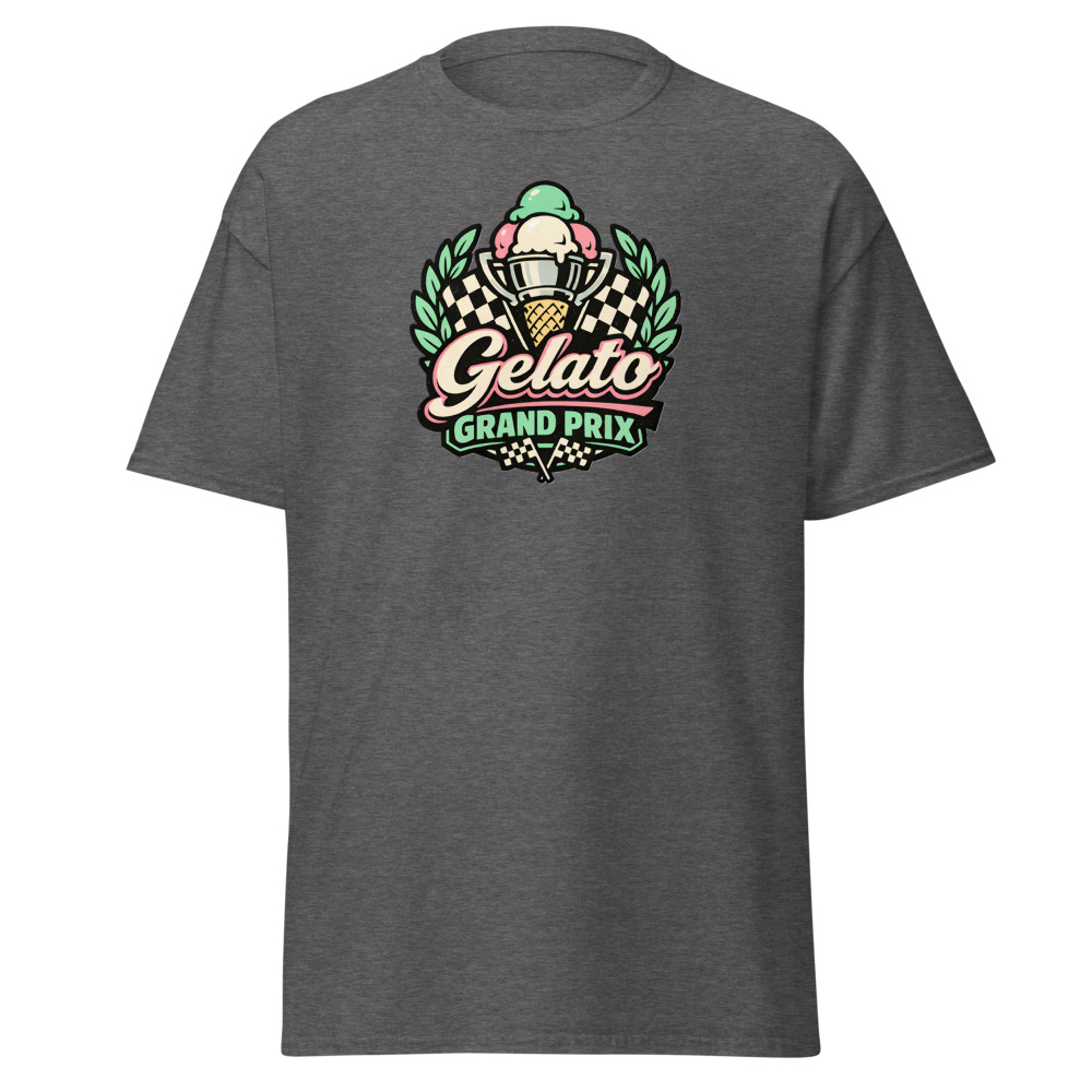 Gelato T-Shirt | Grand Prix Vintage Italian Ice Cream Racing Tee - Image 3