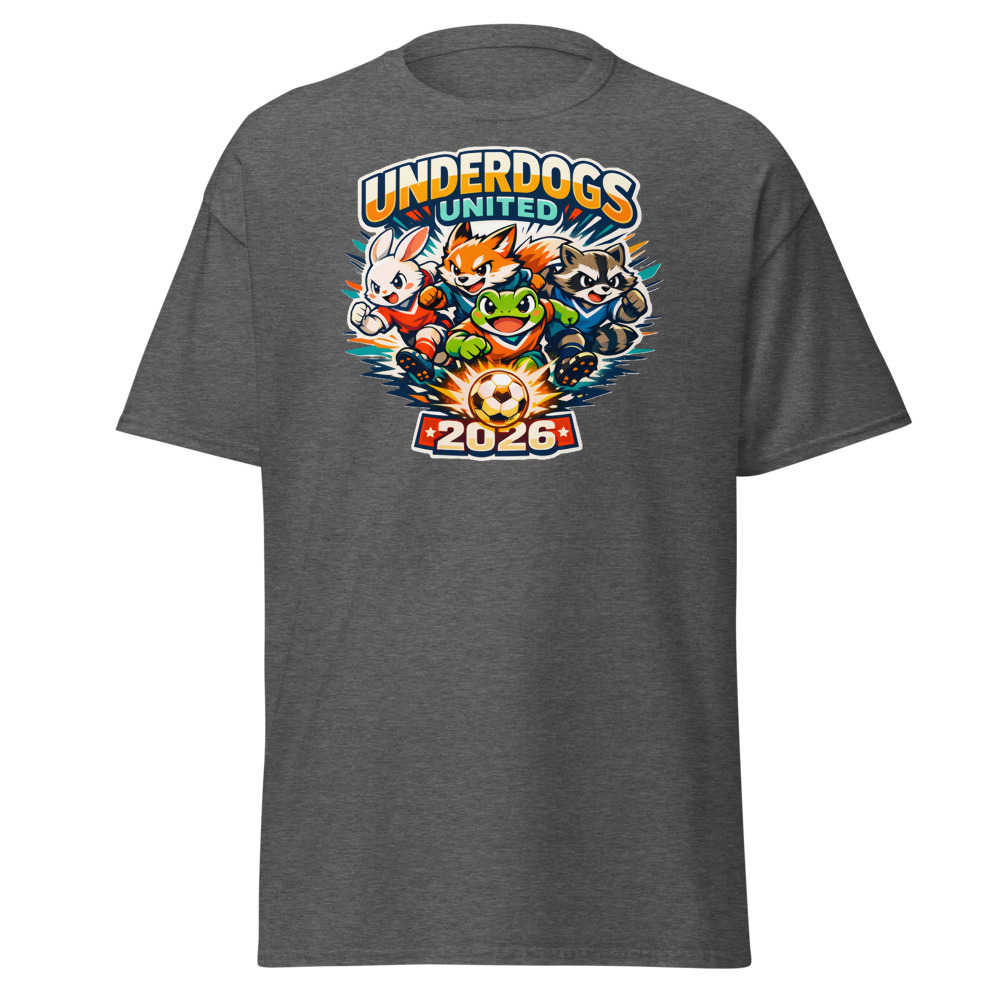 Anime Soccer Team T-Shirt | Underdogs United 2026 Retro Football Tee - Image 3