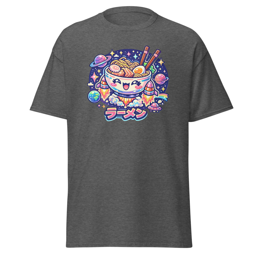 Kawaii Ramen T-Shirt | Galaxy Noodles Cute Space Foodie Tee - Image 3