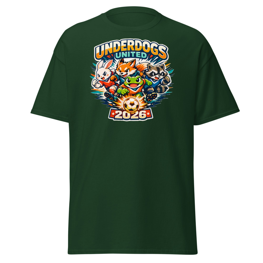 Anime Soccer Team T-Shirt | Underdogs United 2026 Retro Football Tee - Image 4
