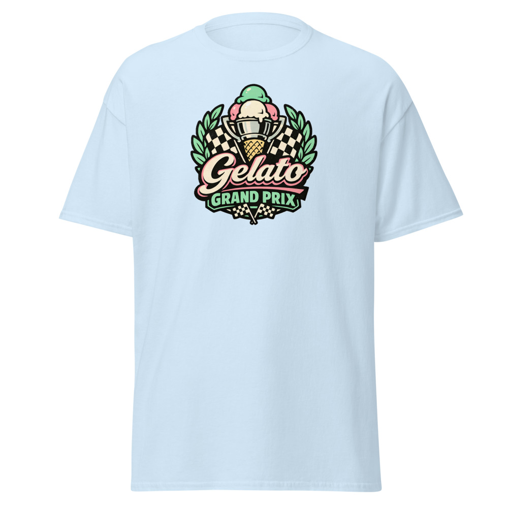 Gelato T-Shirt | Grand Prix Vintage Italian Ice Cream Racing Tee - Image 5