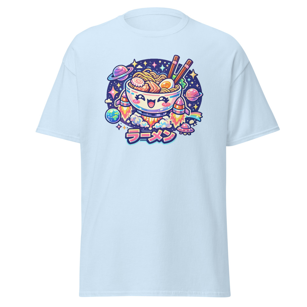 Kawaii Ramen T-Shirt | Galaxy Noodles Cute Space Foodie Tee - Image 5