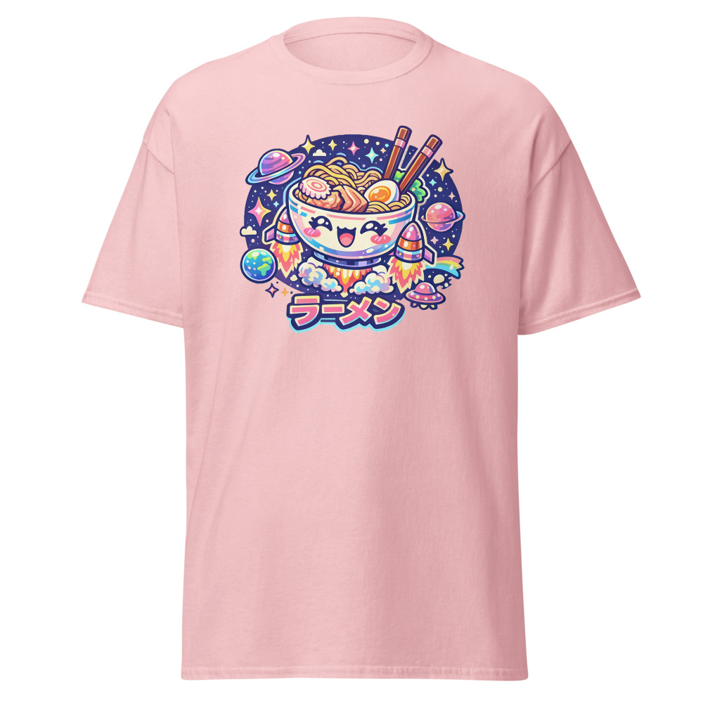 Kawaii Ramen T-Shirt | Galaxy Noodles Cute Space Foodie Tee - Image 6