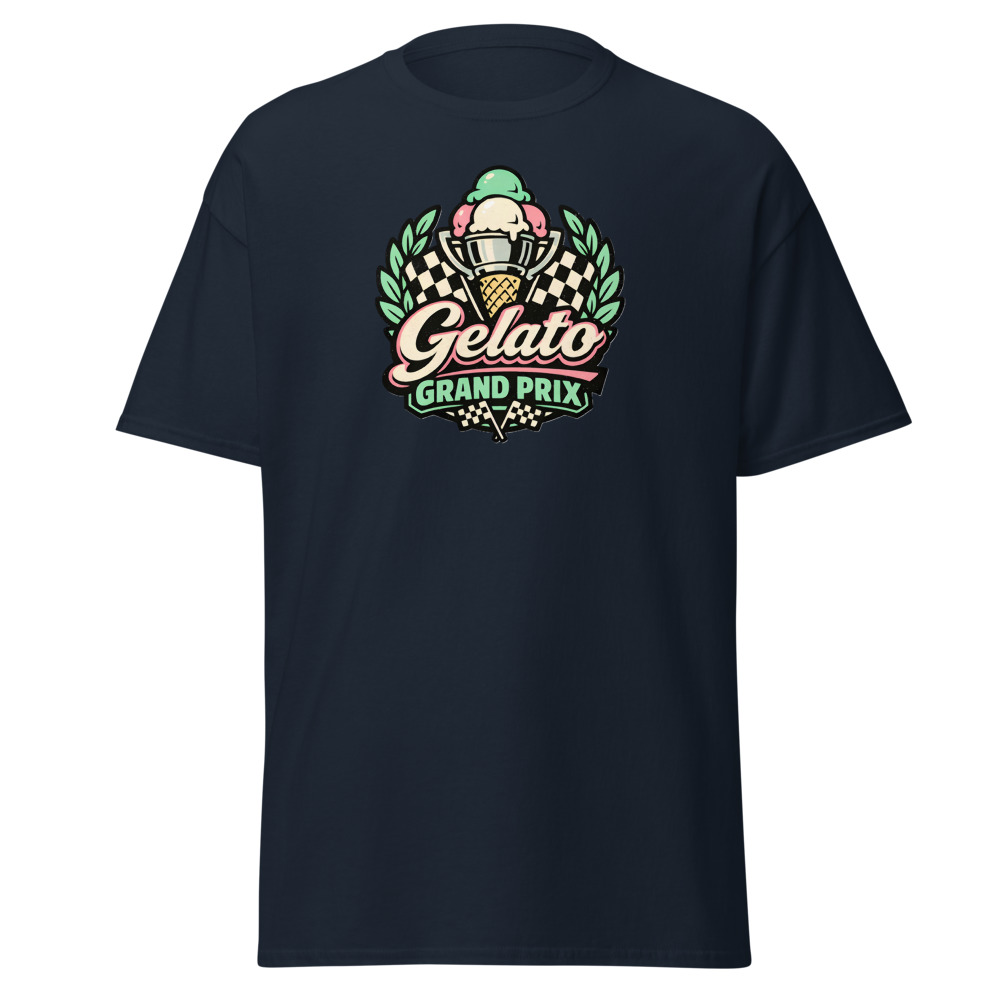 Gelato T-Shirt | Grand Prix Vintage Italian Ice Cream Racing Tee - Image 8