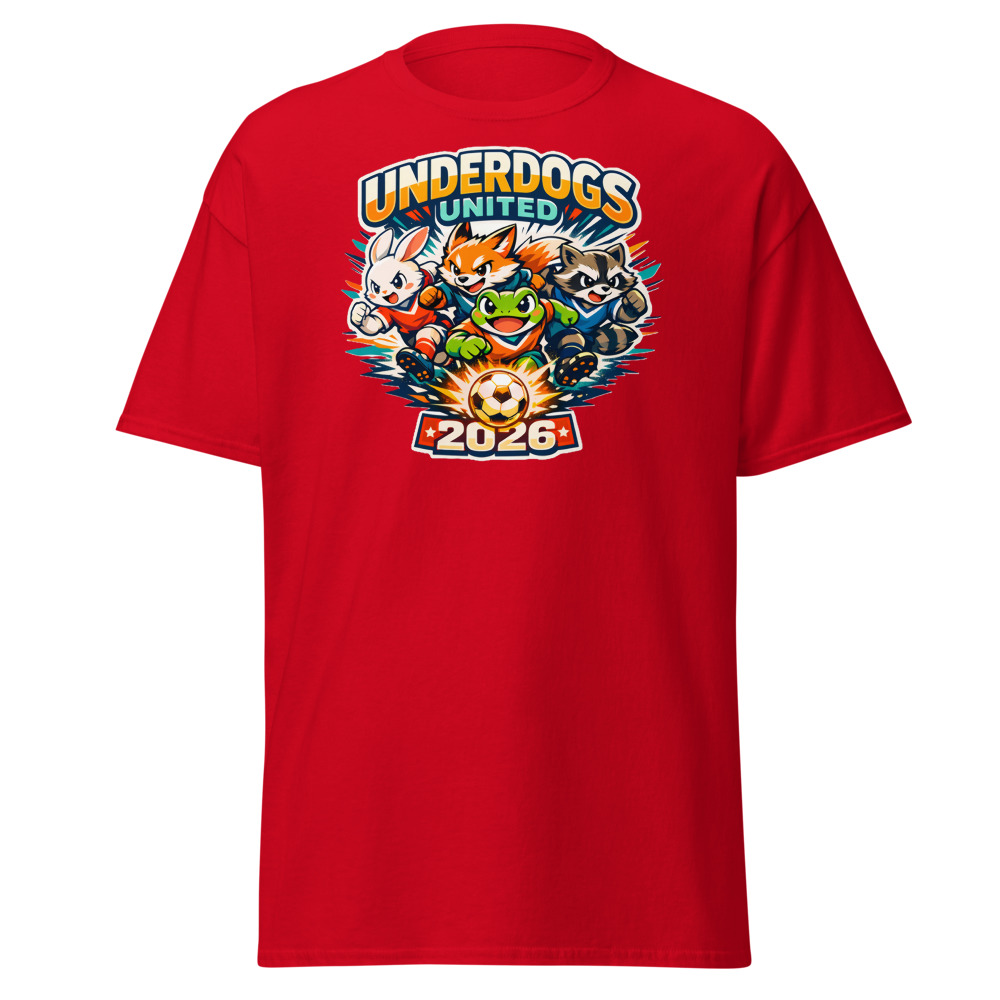 Anime Soccer Team T-Shirt | Underdogs United 2026 Retro Football Tee - Image 9