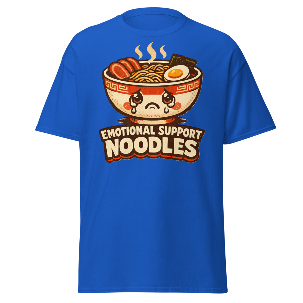 Ramen T-Shirt | Emotional Support Noodles Funny Kawaii Foodie Tee - Image 10