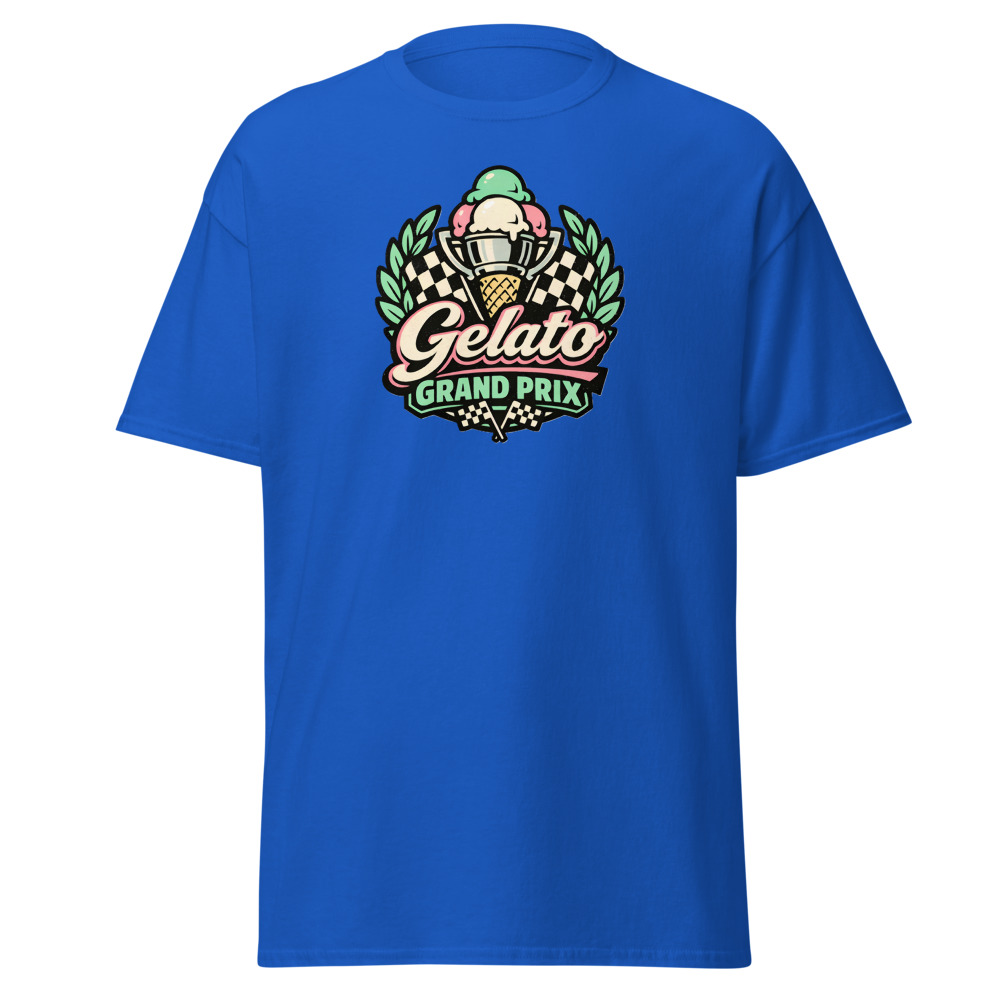 Gelato T-Shirt | Grand Prix Vintage Italian Ice Cream Racing Tee - Image 10
