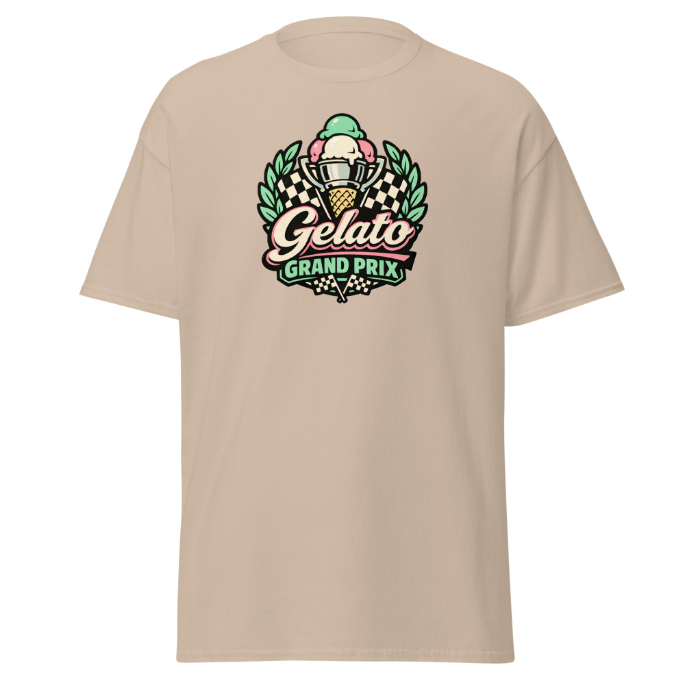 Gelato T-Shirt | Grand Prix Vintage Italian Ice Cream Racing Tee - Image 11