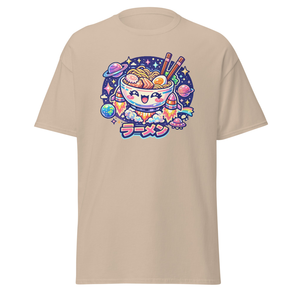 Kawaii Ramen T-Shirt | Galaxy Noodles Cute Space Foodie Tee - Image 11