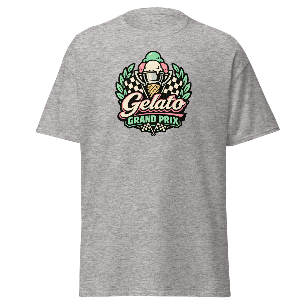 Gelato T-Shirt | Grand Prix Vintage Italian Ice Cream Racing Tee - Image 12
