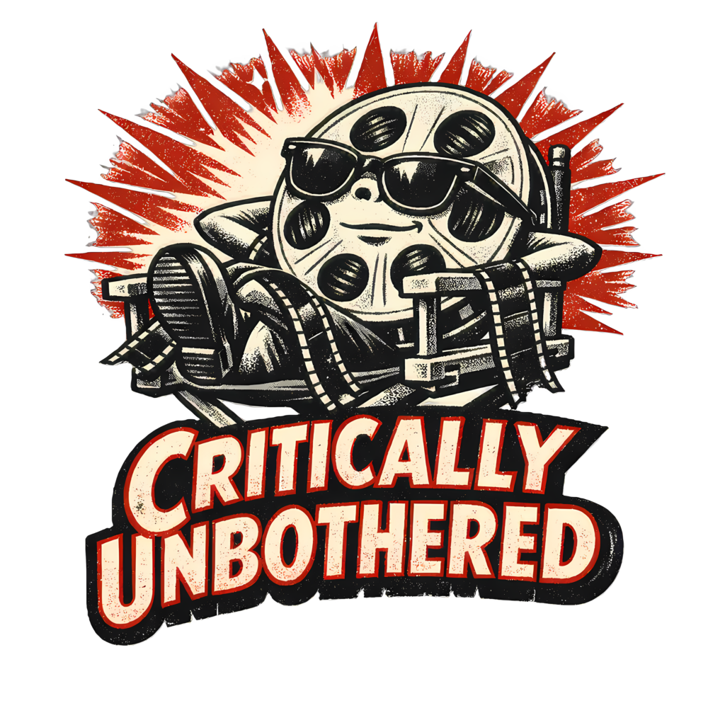 Funny Film Reel T-Shirt | Critically Unbothered Retro Cinema Tee