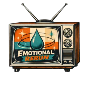 Retro TV T-Shirt | Emotional Rerun Funny Vintage Atomic Age Tee