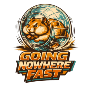 Funny Hamster T-Shirt | Going Nowhere Fast Retro 80s Pet Tee