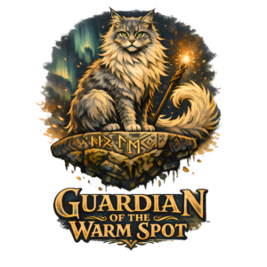 Guardian of the Warm Spot fantasy cat design