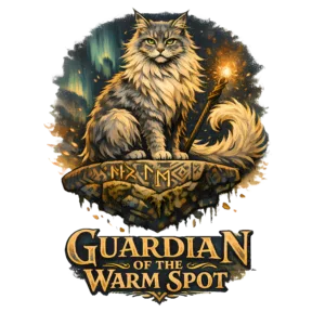 Guardian of the Warm Spot fantasy cat design