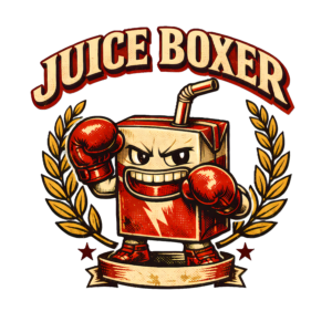 Funny Juice Box T-Shirt | Juice Boxer Retro 80s Lunchbox Snack Tee