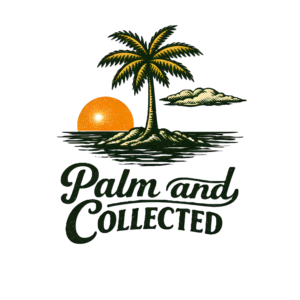 Funny Palm Tree T-Shirt | Palm and Collected Retro Summer Beach Tee