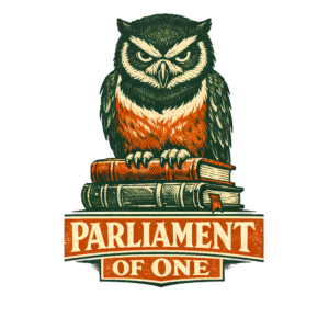 Funny Owl T-Shirt | Parliament of One Vintage Woodcut Bird Tee