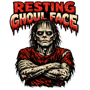 Funny Zombie T-Shirt | Resting Ghoul Face Retro EC Horror Comic Tee