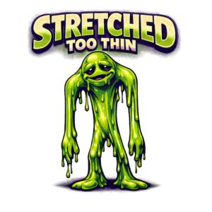 Retro Alien Toy T-Shirt | Stretched Too Thin Vintage 80s Sci-Fi Tee