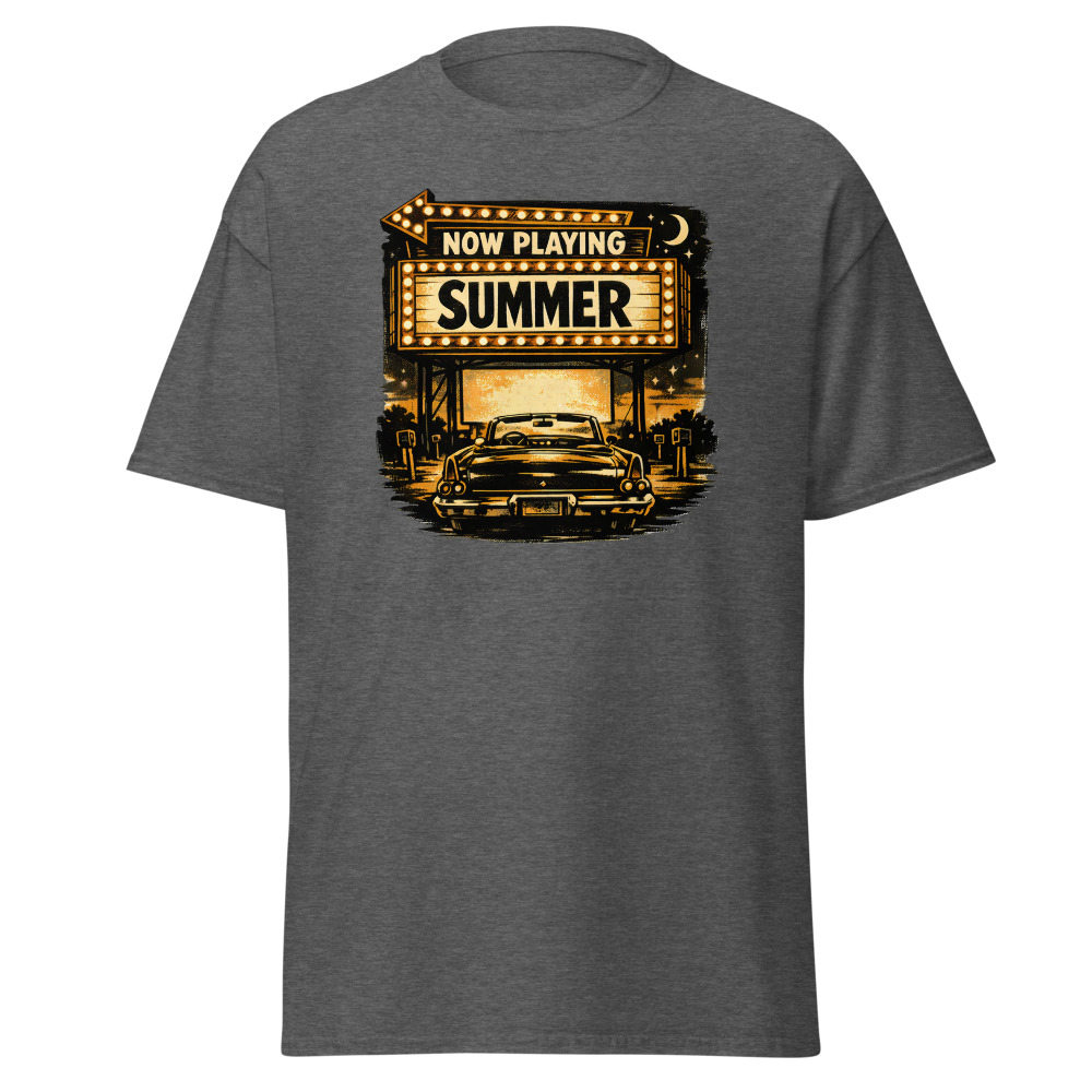 Retro Drive-In T-Shirt | Now Playing Summer Vintage Movie Night Tee - Image 4