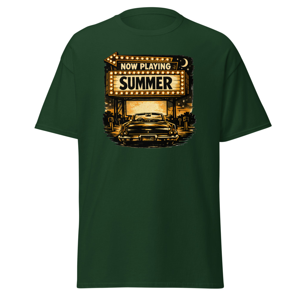Retro Drive-In T-Shirt | Now Playing Summer Vintage Movie Night Tee - Image 5