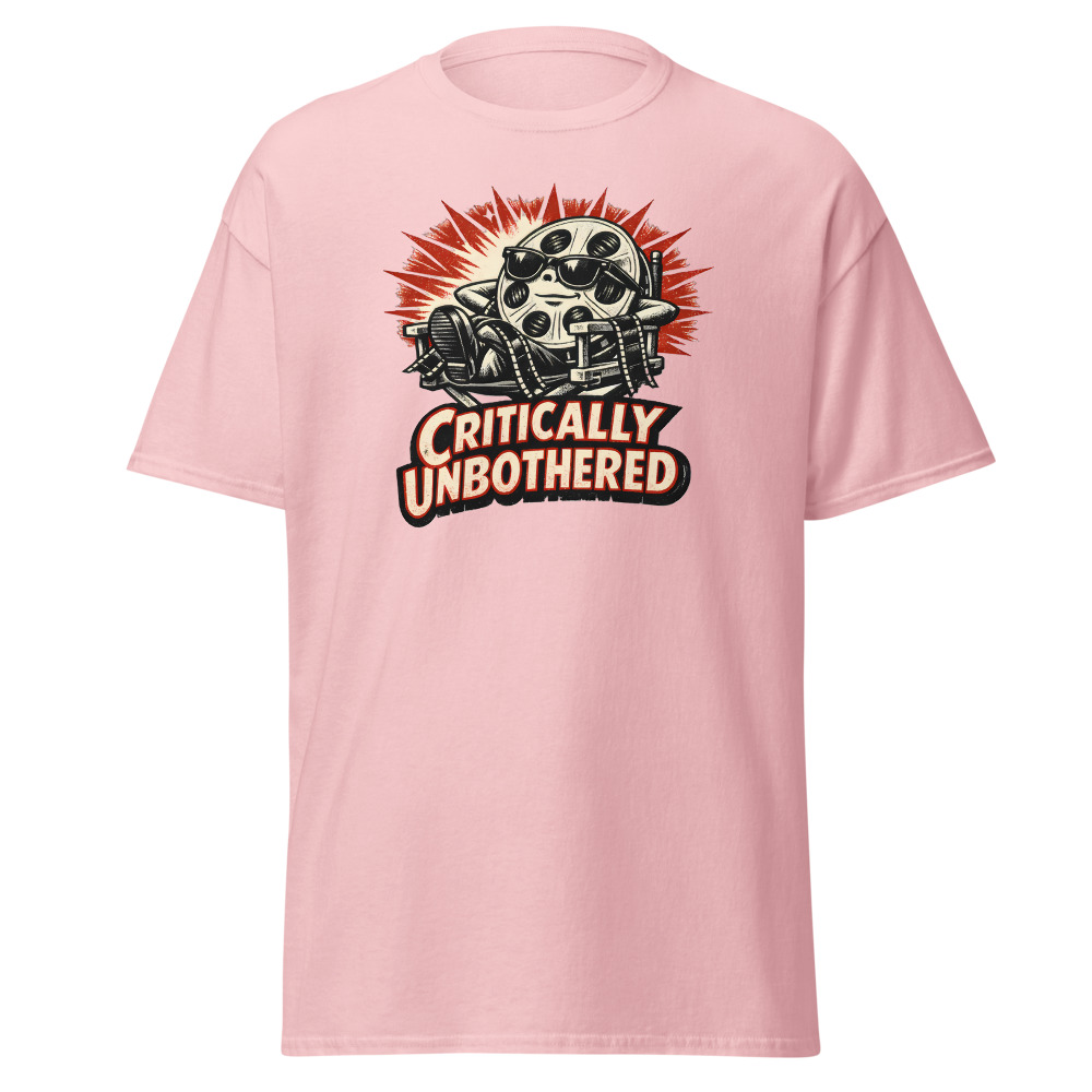 Funny Film Reel T-Shirt | Critically Unbothered Retro Cinema Tee - Image 7