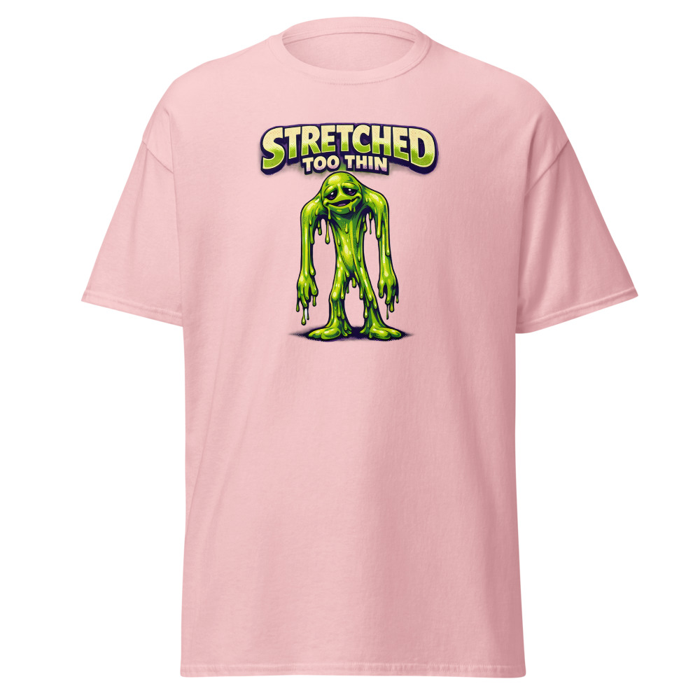 Retro Alien Toy T-Shirt | Stretched Too Thin Vintage 80s Sci-Fi Tee - Image 7