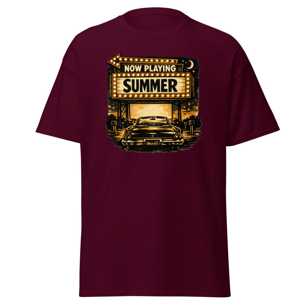 Retro Drive-In T-Shirt | Now Playing Summer Vintage Movie Night Tee - Image 8
