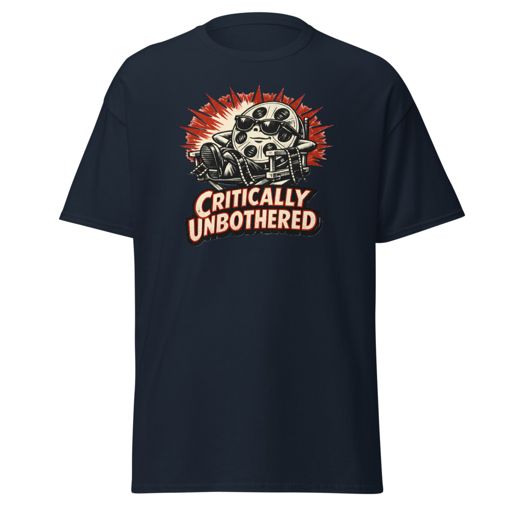 Funny Film Reel T-Shirt | Critically Unbothered Retro Cinema Tee - Image 9