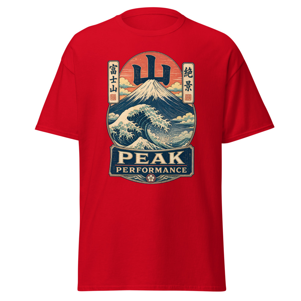 Retro Mount Fuji T-Shirt | Peak Performance Ukiyo-e Woodblock Tee - Image 10