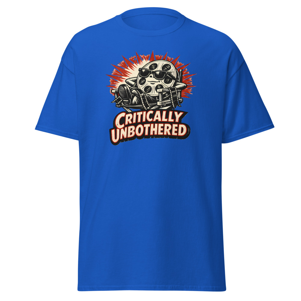 Funny Film Reel T-Shirt | Critically Unbothered Retro Cinema Tee - Image 11