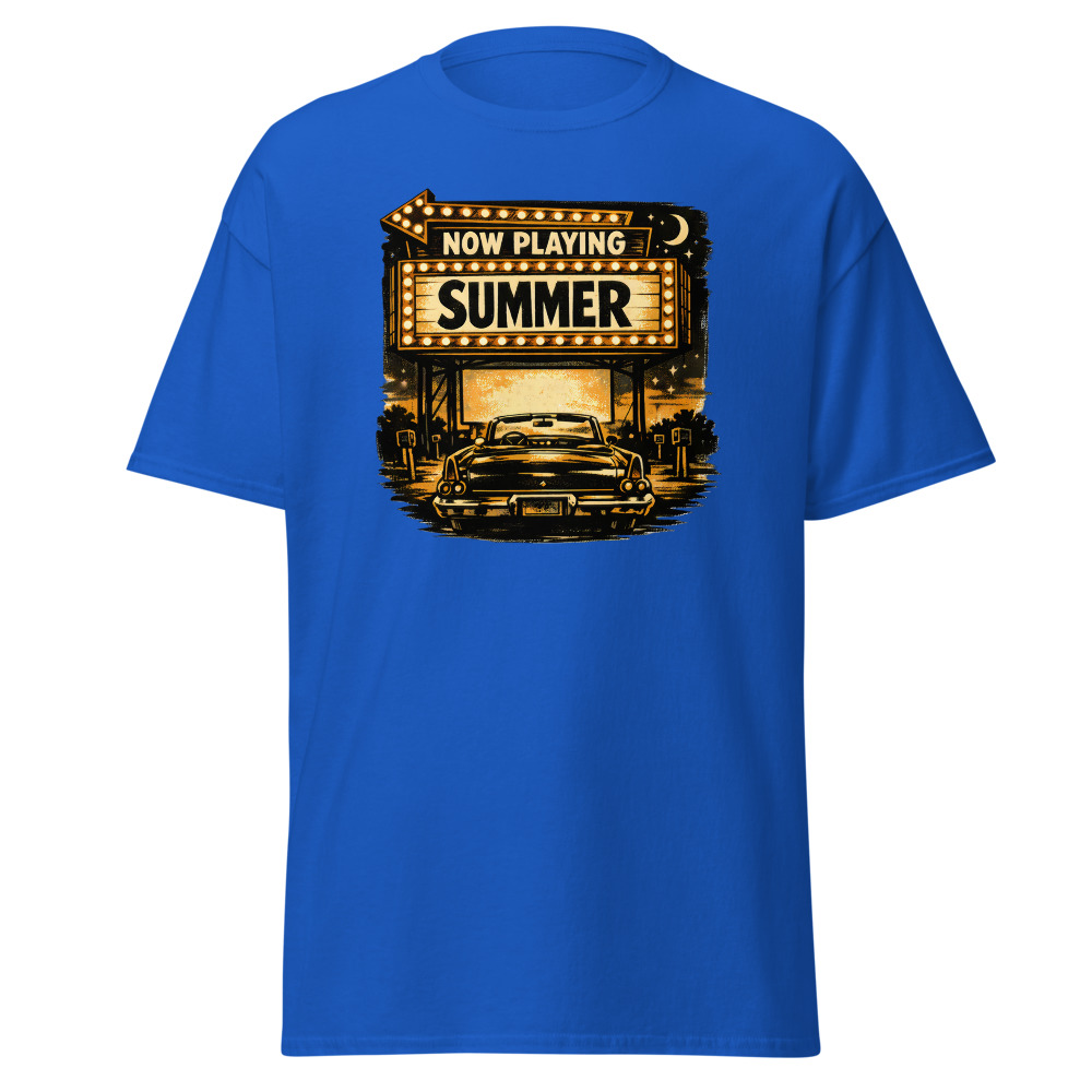 Retro Drive-In T-Shirt | Now Playing Summer Vintage Movie Night Tee - Image 11