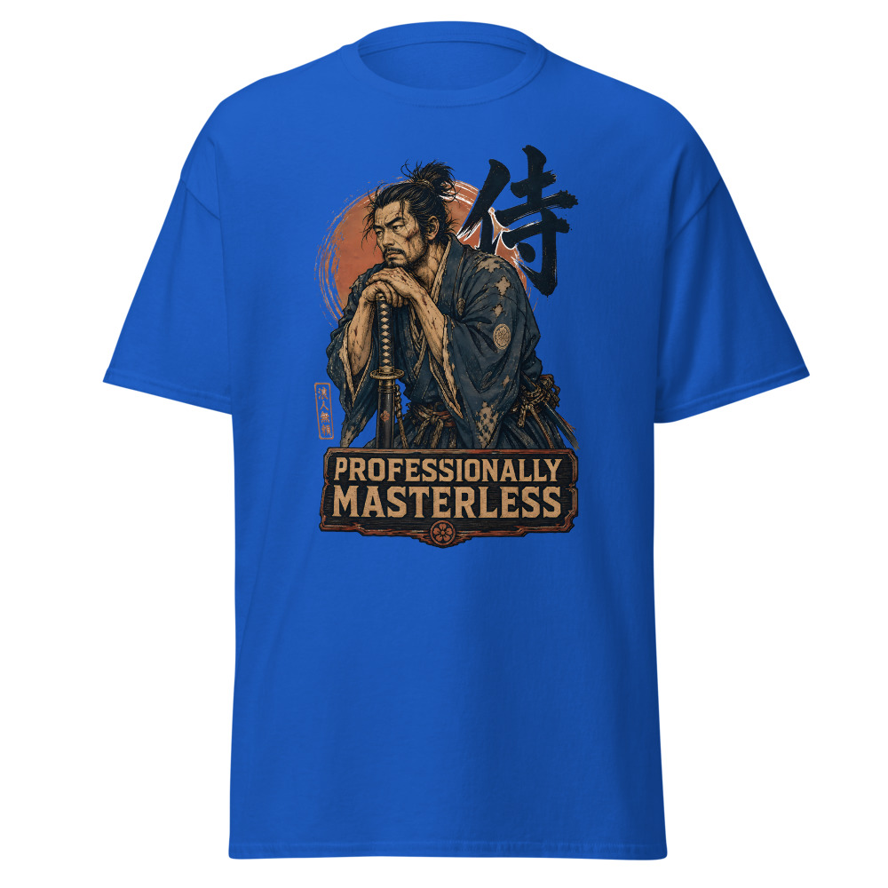 Funny Samurai T-Shirt | Professionally Masterless Ukiyo-e Ronin Tee - Image 11