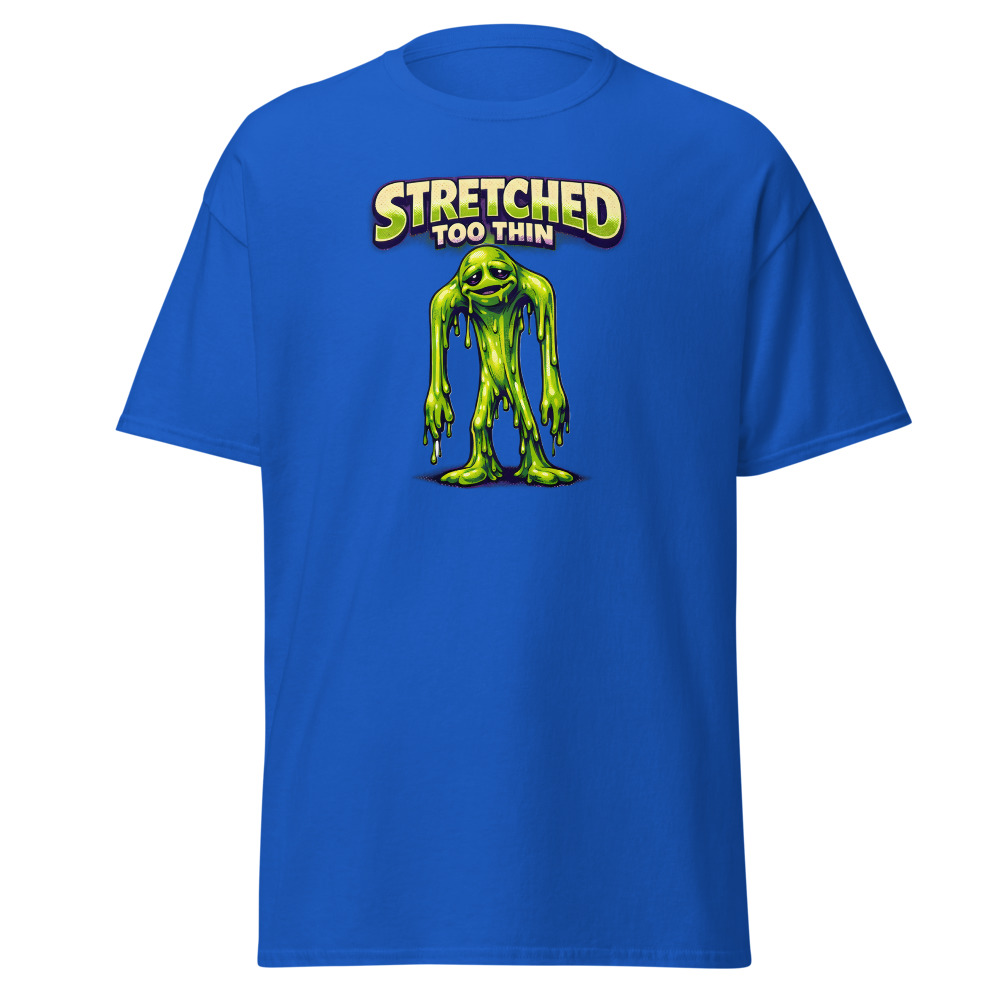 Retro Alien Toy T-Shirt | Stretched Too Thin Vintage 80s Sci-Fi Tee - Image 11