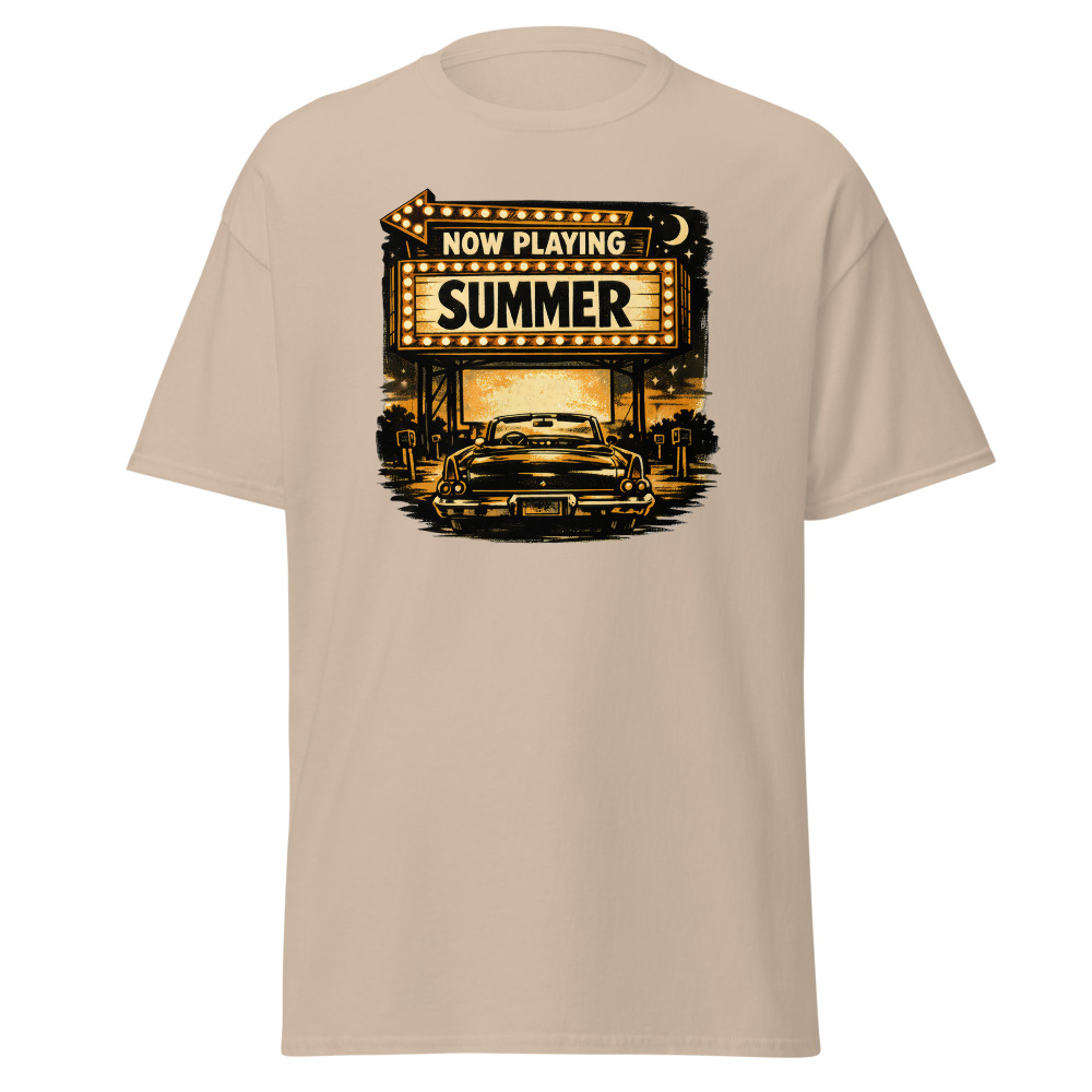 Retro Drive-In T-Shirt | Now Playing Summer Vintage Movie Night Tee - Image 12
